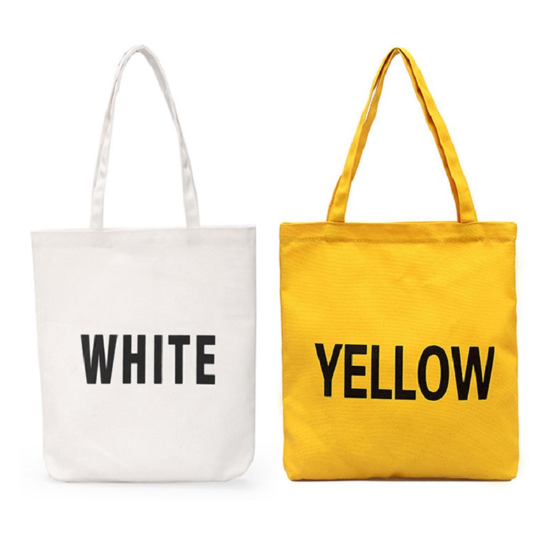 SG65 Groothandel Gepersonaliseerde Bag Herbruikbare Cotton Canvas Tote Shopping Bags Aangepaste Tote Cotton Bags voor souvenirs