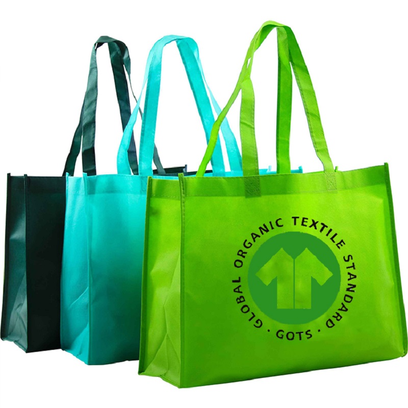 SG66 Environmental Friendly Shopping Bag Custom Printing Standard Size Cotton Tote Bags