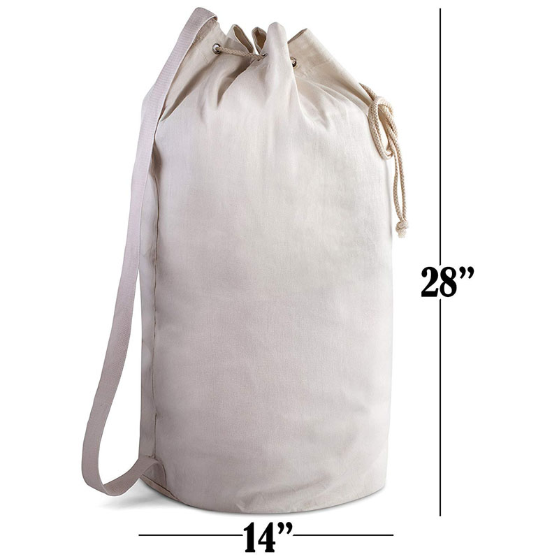 SG71 Eco-Friendly Organic Cotton Canvas Duffle Printcle Hotel Drawling Wash Bag zware belasting