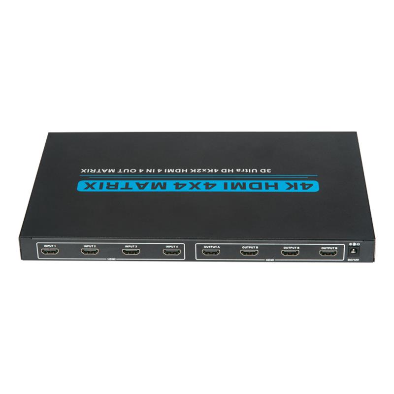 V1.4 4K / 30Hz HDMI 4x4 Matrix met EDID-ondersteuning 3D Ultra HD 4Kx2K