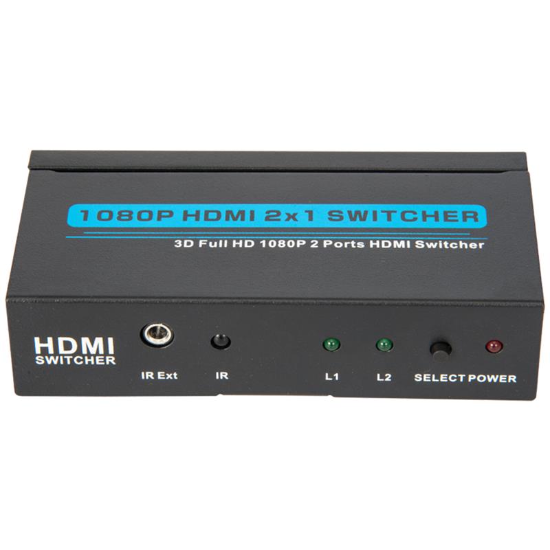 V1.3 HDMI 2x1 Switcher Ondersteuning 3D Full HD 1080P
