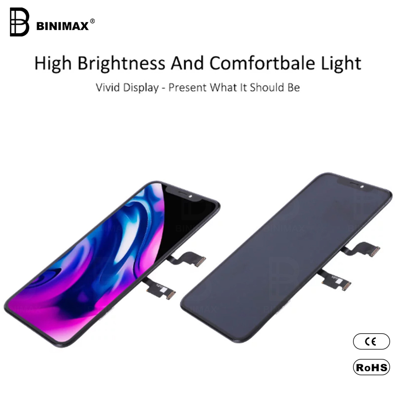 BINIMAX grote inventaris mobiele telefoon weergave LCD's voor ip XSMAS