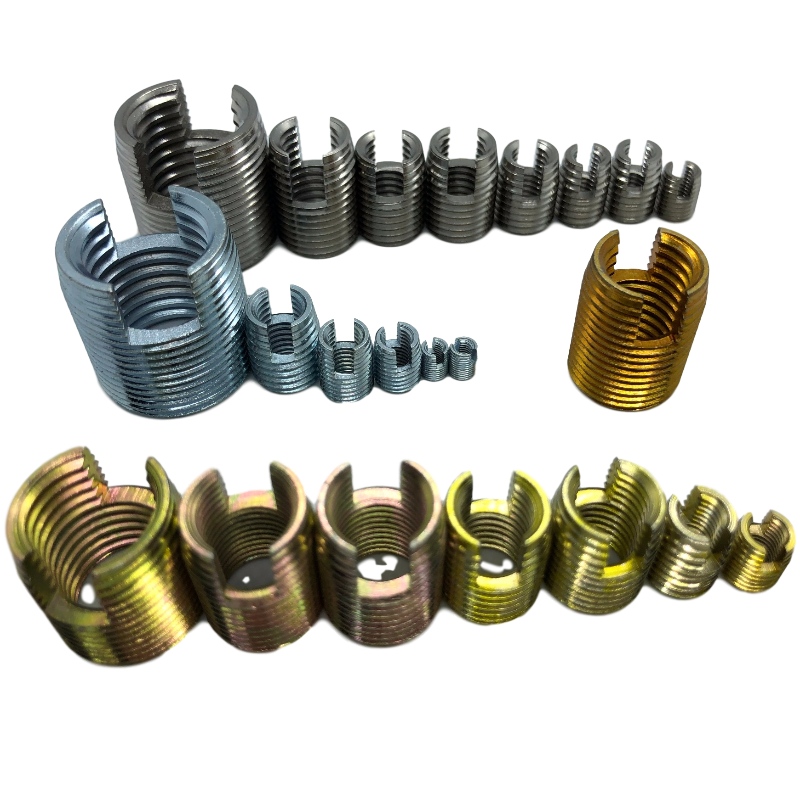 302 000 080.500 302 M8 * 1.25 * 12 * 1.5 * 15L zelftappende schroefdraadinserts met snijgleuf