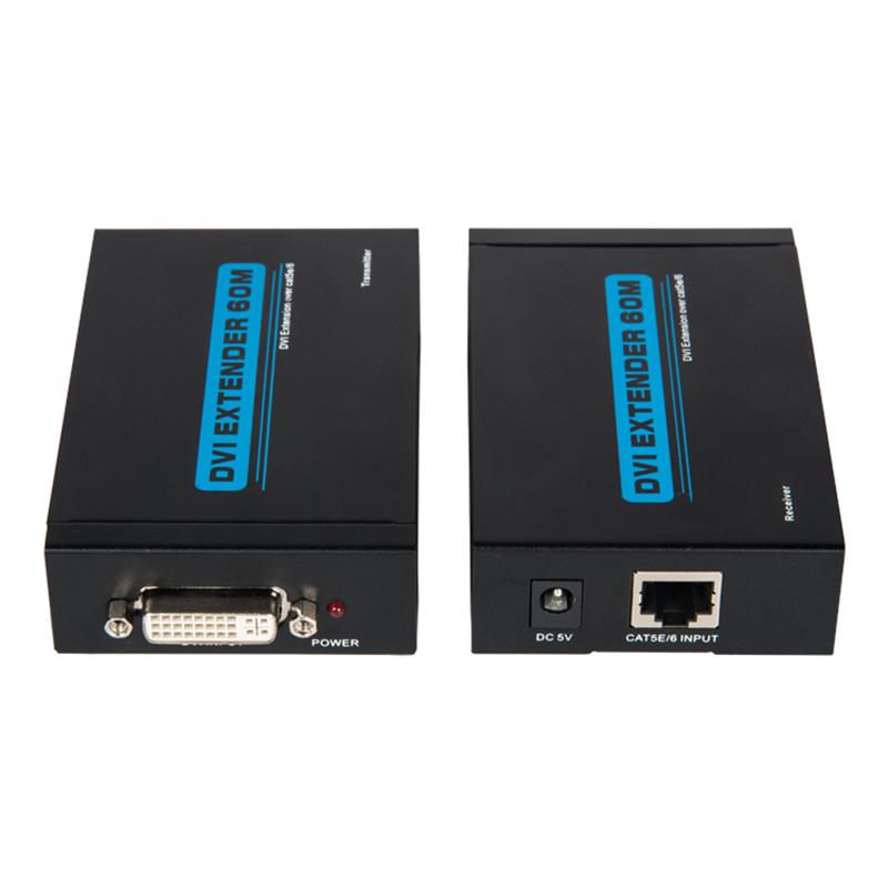 V1.3 1080P DVI-extender over enkele cat5e / 6 tot 60m