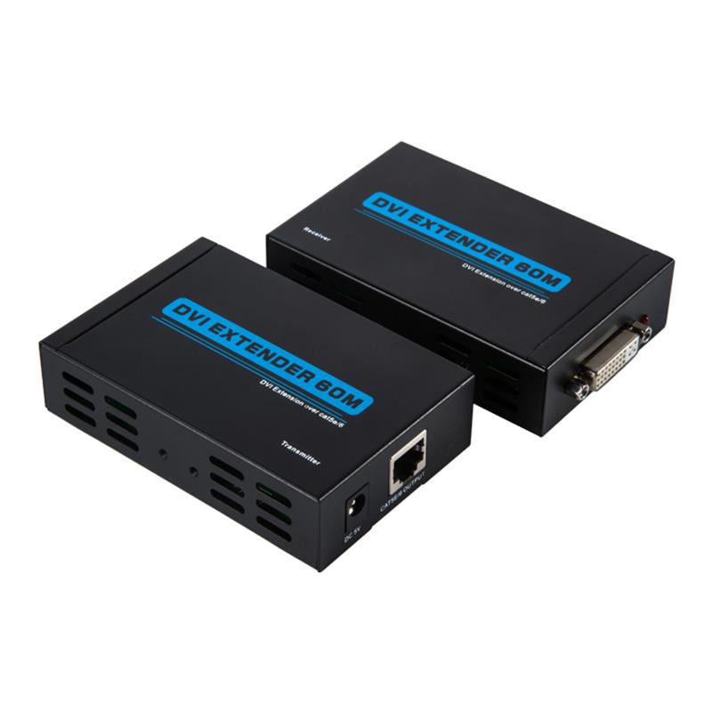 V1.3 1080P DVI-extender over enkele cat5e / 6 tot 60m