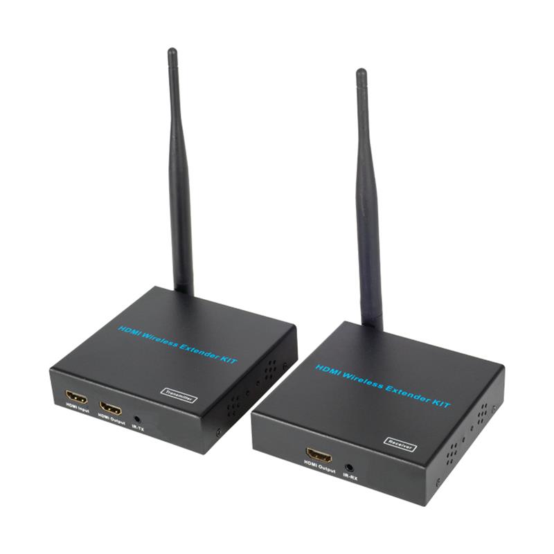 Draadloze HDMI-extender 100 m via wifi Ondersteuning 3D Full HD 1080P