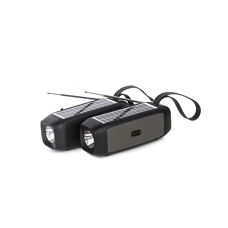 OS-602 Bluetooth speaker met zaklamp en zonnelading