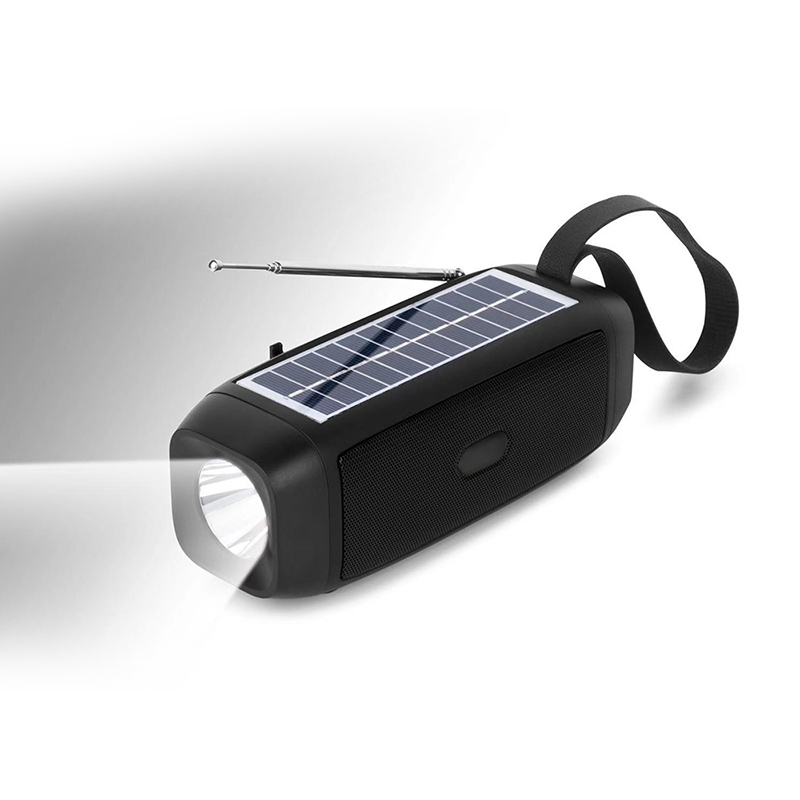 OS-602 Bluetooth speaker met zaklamp en zonnelading