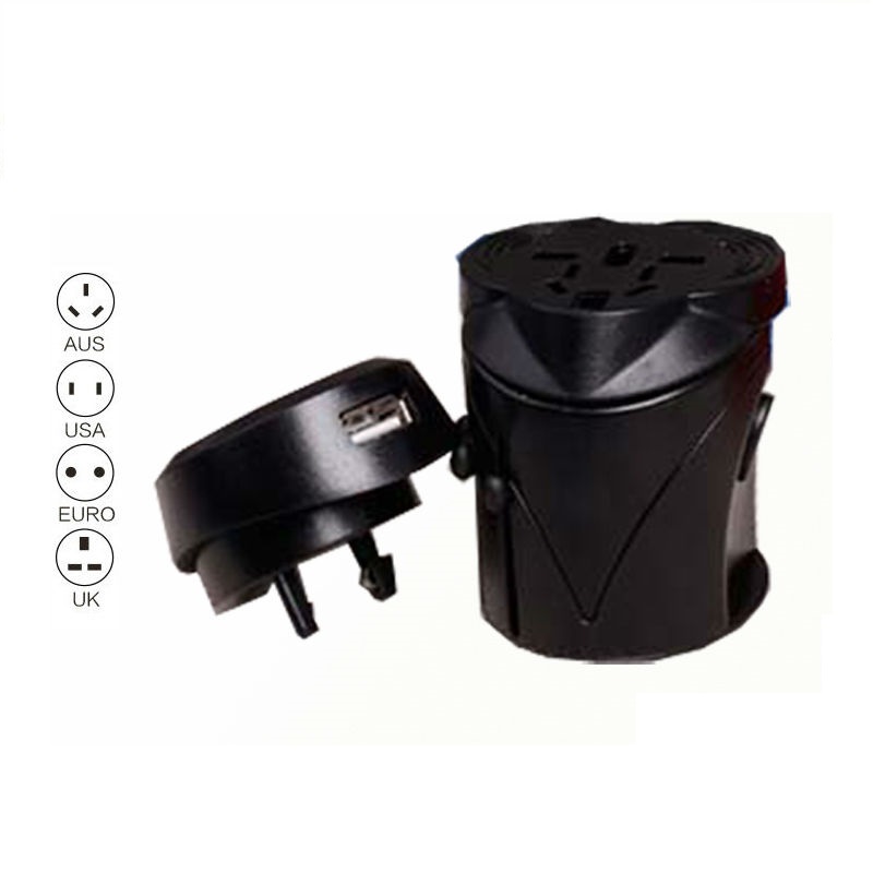 RRTRAVEL Wereldwijd universele travel pug adapter met USB power plug voor het Europese Verenigd Koninkrijk Australië