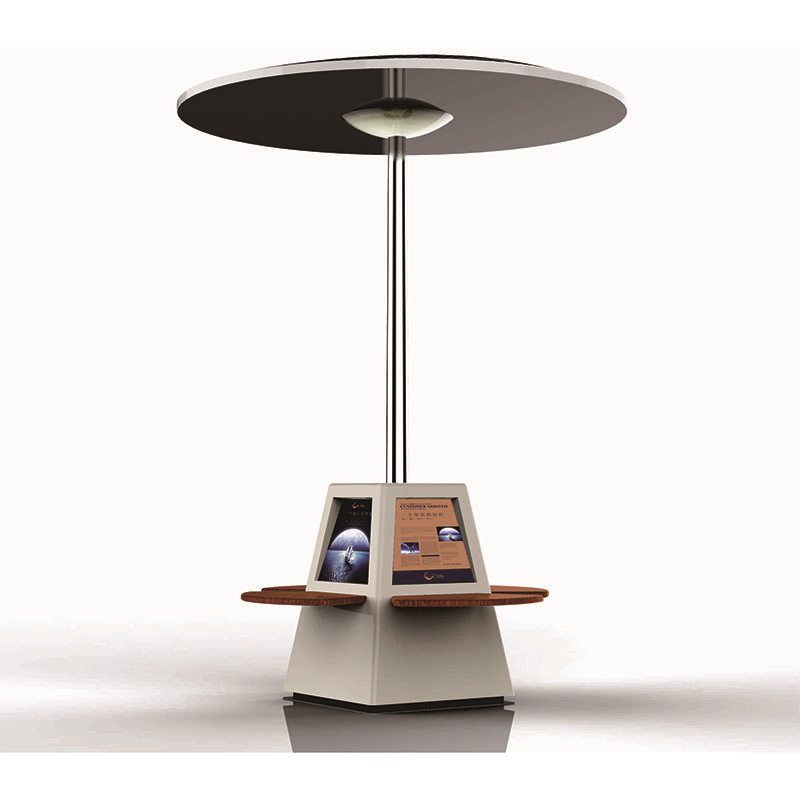 Smart Hot Sale Wireless Charging Solar Bench voor Smart City