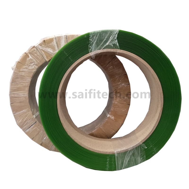 Groene polyester strapping Band