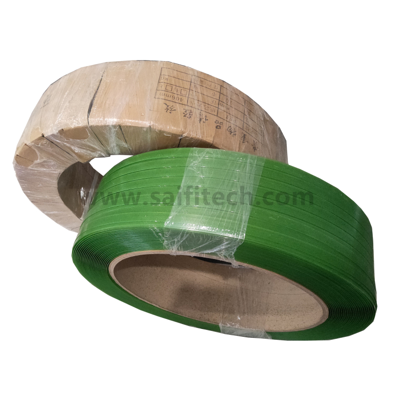 Groene polyester strapping Band