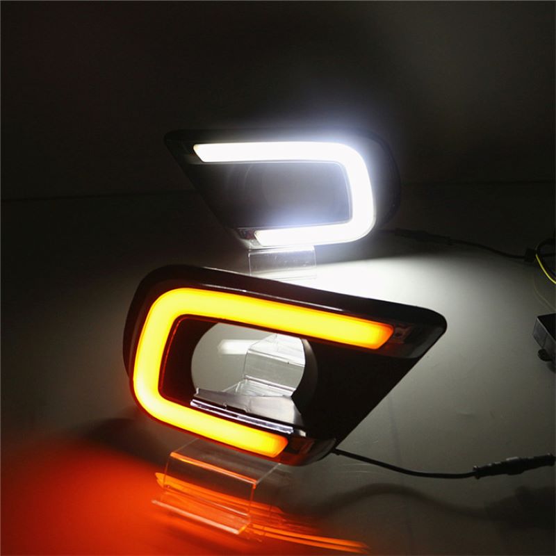 Dagrijverlichting voor Dodge Journey 2013 ~ 2015, mistlamp voor Dodge Journey 2013 ~ 2015 DRL