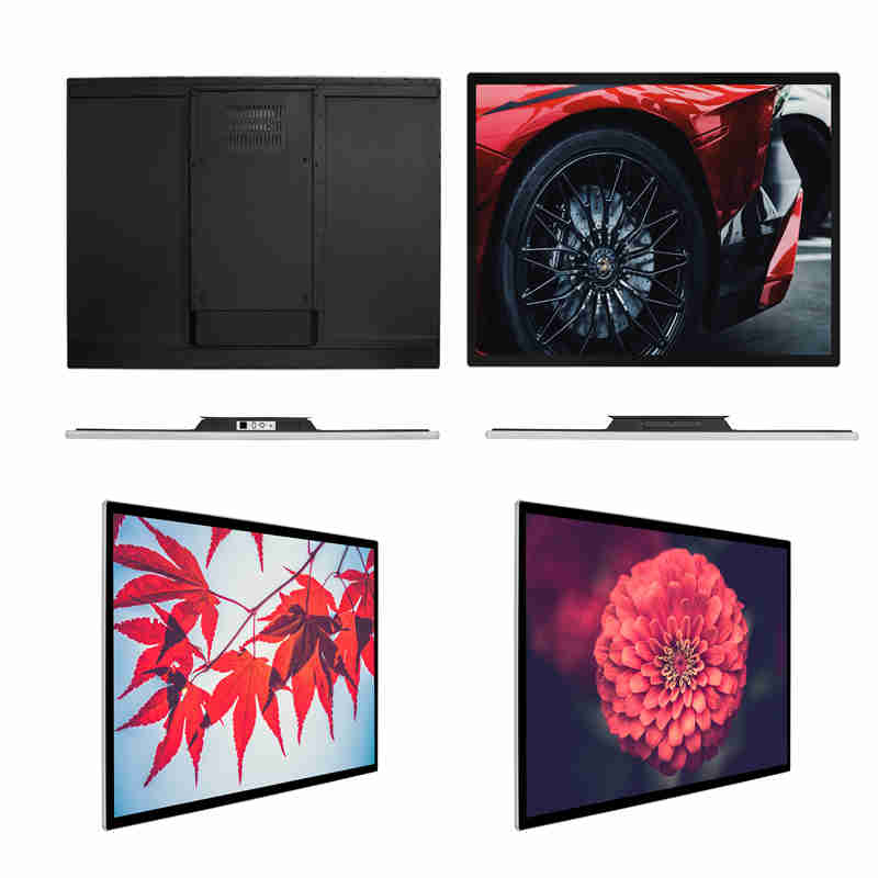 indoor 65 inch muurbevestiging digital signage advertentiespeler