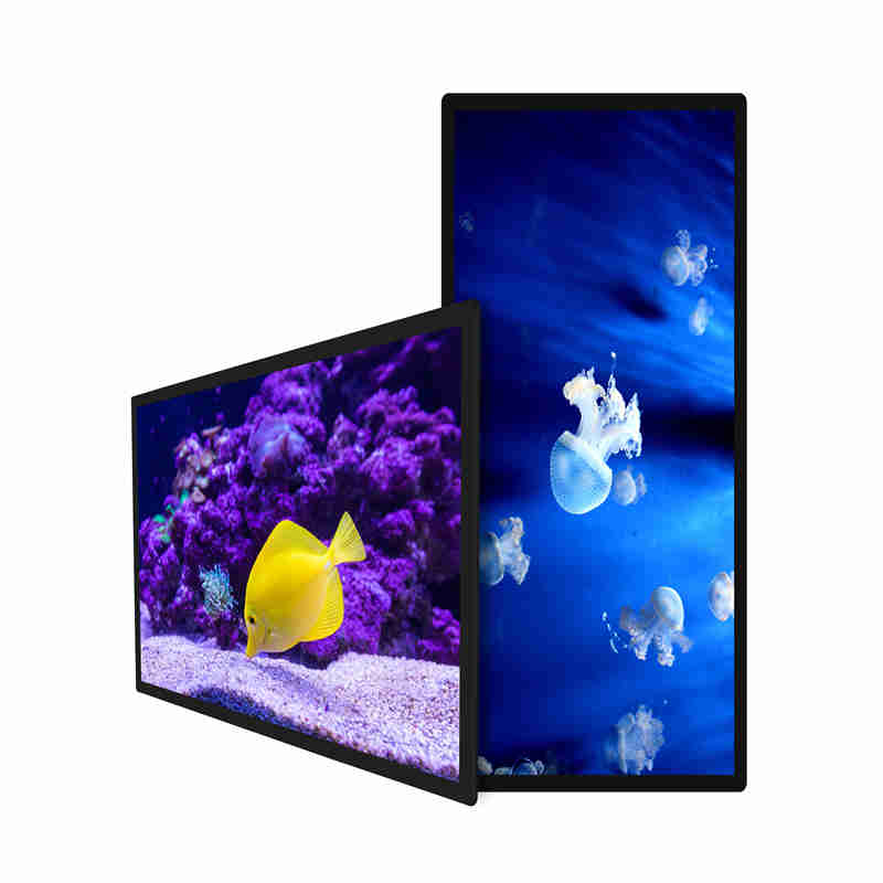 indoor 65 inch muurbevestiging digital signage advertentiespeler