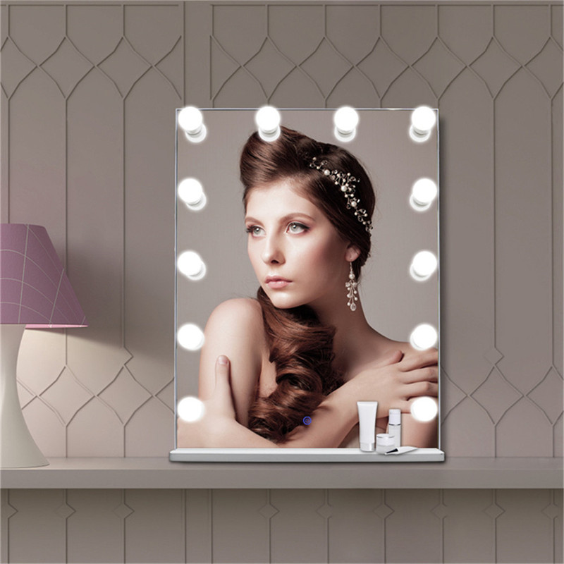 Hollywood Make-up Vanity Mirror met lichte bolletjes, Illumineerde Vanity dressing Table spiegel Licht