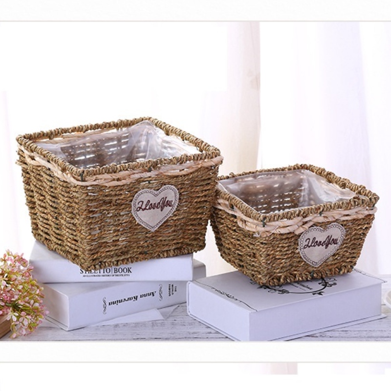 Set van 2 Seagrass Basket