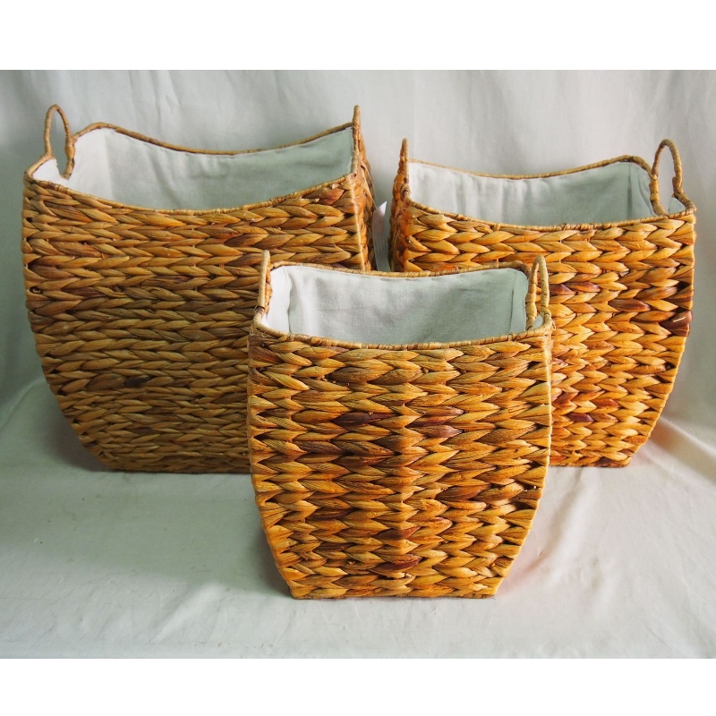 Set van 3 Waswater Hyacint Basket