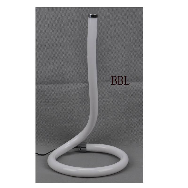 LED tafellamp met acryl buis en zonder schaduw
