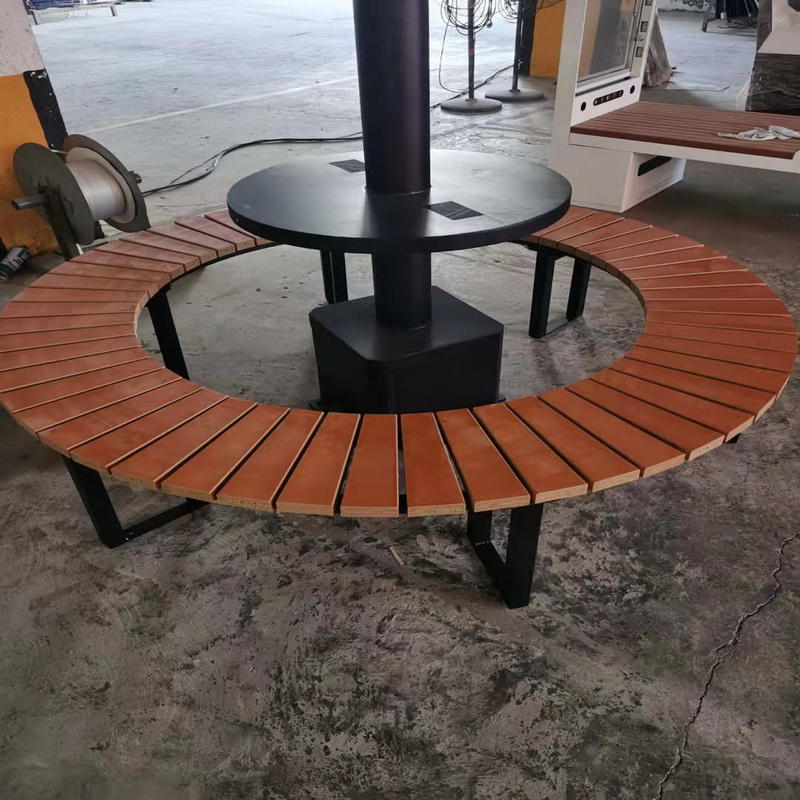Mobiele telefoon laadstation Rest Gebruik aangepaste kleuren Urban Smart Seats