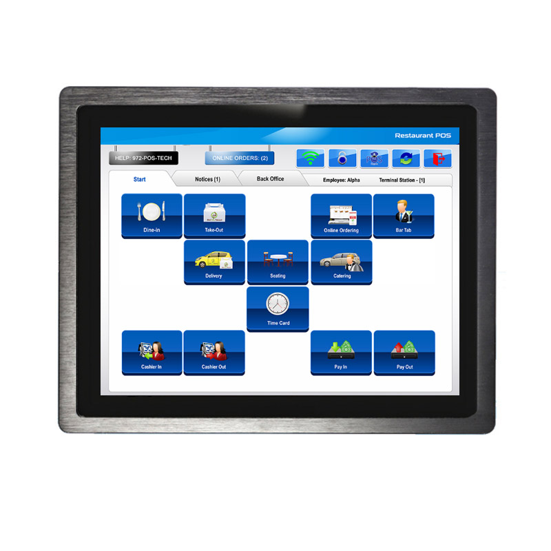 15,6 inch Android touchscreen ingebedde industriële pc