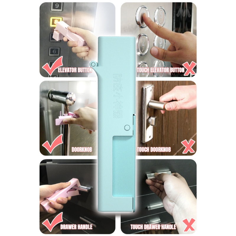 SANITAIR GEREEDSCHAP Gereedschap voor het openen van deuren Zelf-desinfectie contactloos