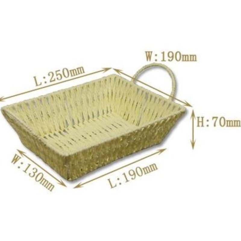 Home decor paper ratan geweven opslaglade