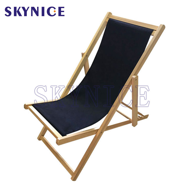 Vouwbare houten schuifstoel