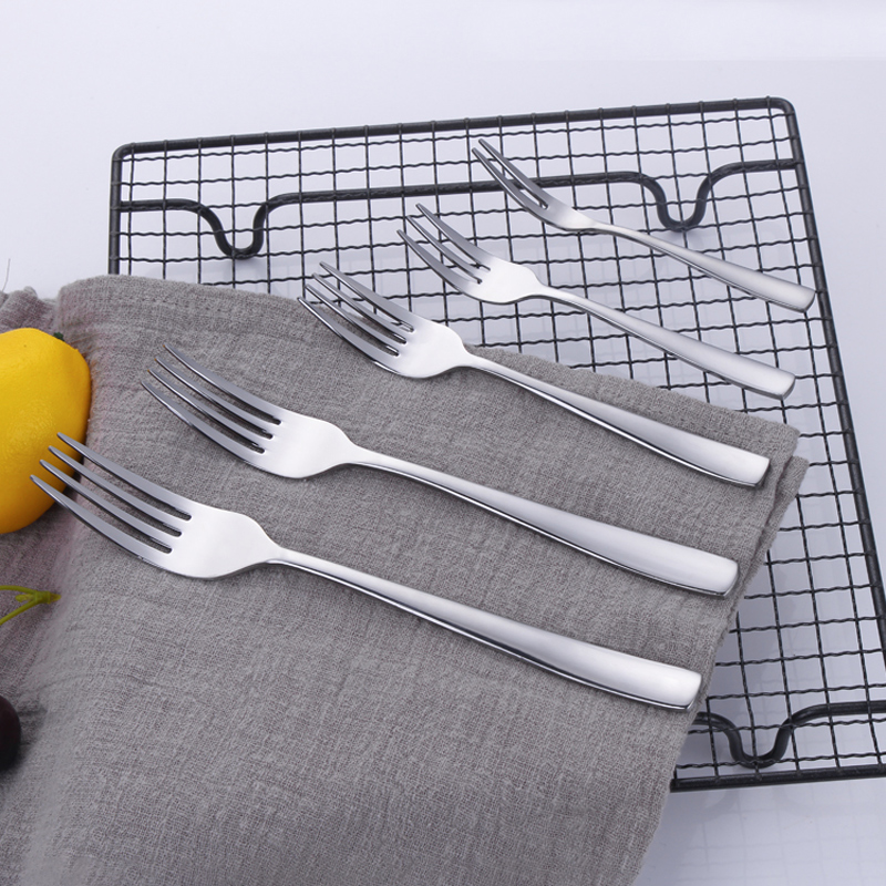 Eenvoudig/klassiek ontwerp spiegel Poolse metalen dinnerware set