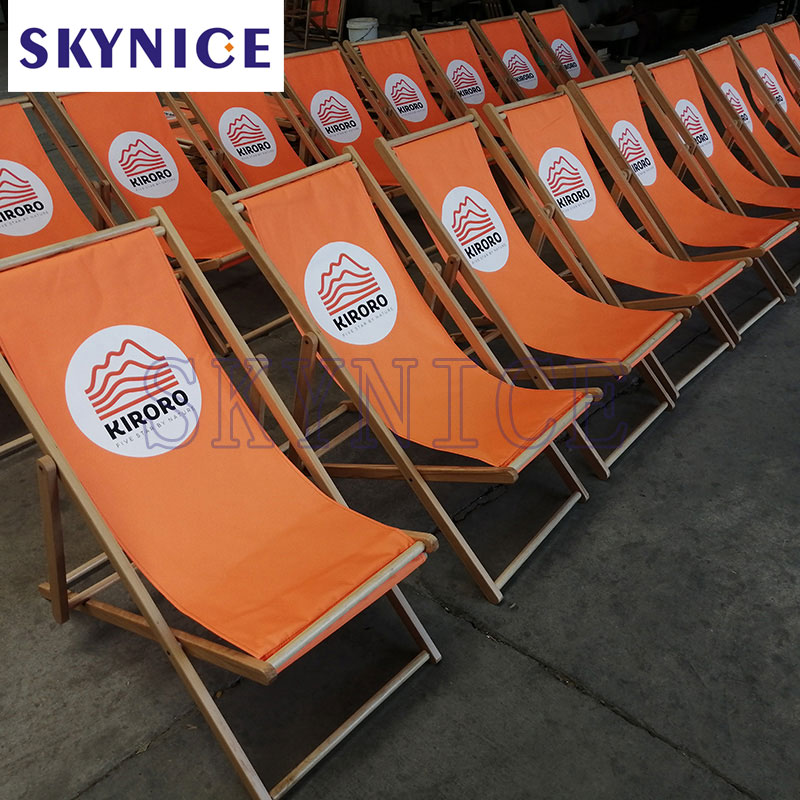 2020 Nieuwe producten buiten Wooden Sun Lounger stoel
