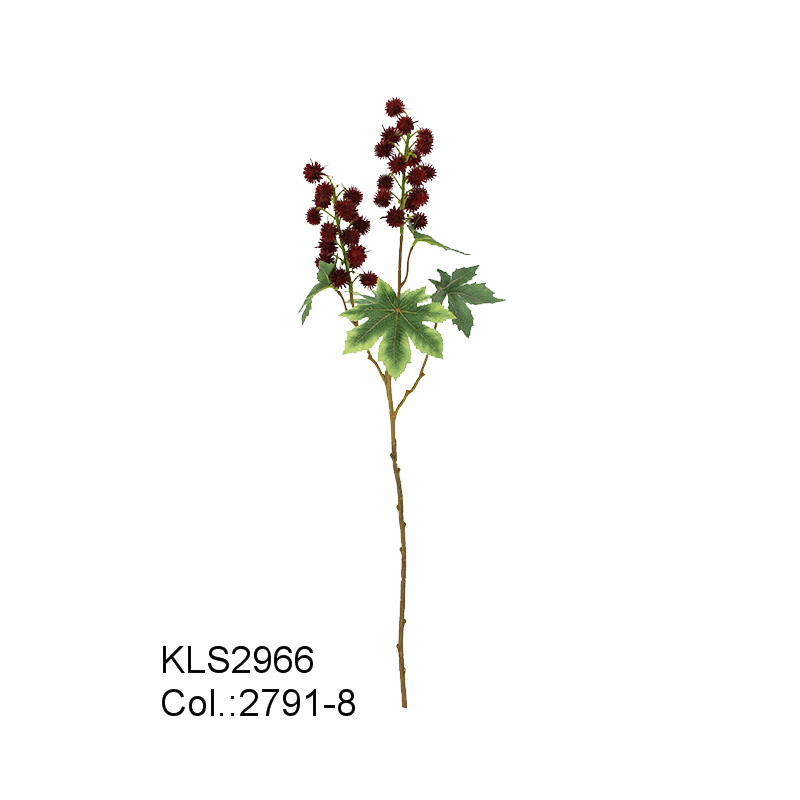 67 cm Ricinus Spray \/ 35 hoofden