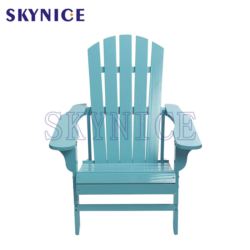 Eenvoudige Retro Outdoor Beach Garden Balcony Wood Adirondack Stoel