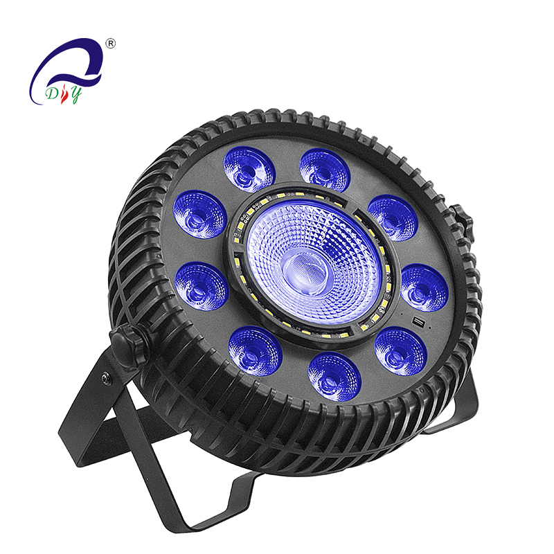 PL99H Mini 9PCS 4IN1/5IN1 LED COB Strobe Par Light for Wedding