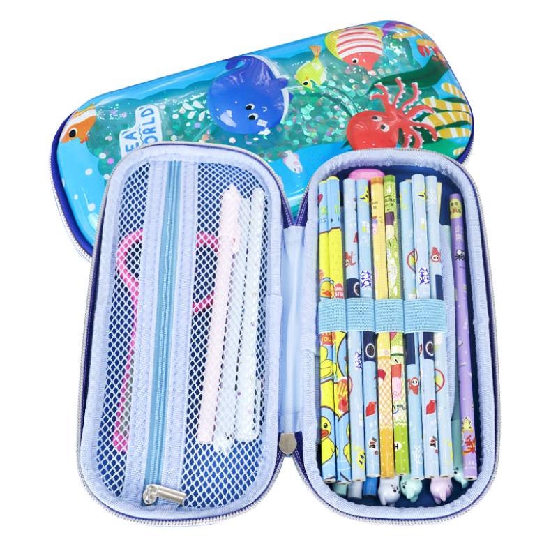 Hoge capaciteit Glitter School Student Pencil Bag