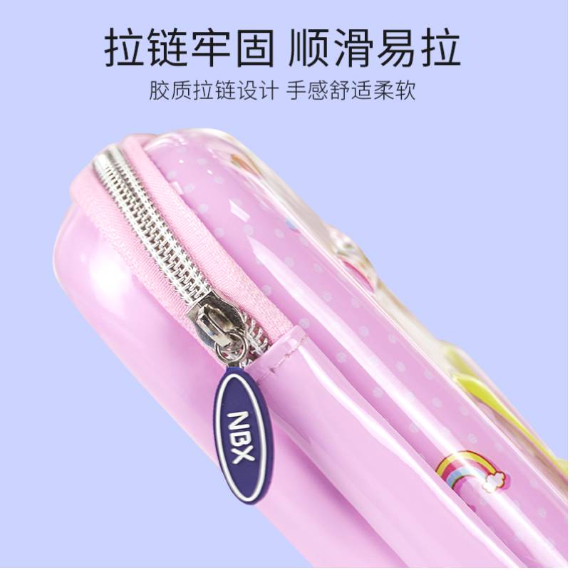 Roze Konijn High-capty Glitter School Student Pencil Bag