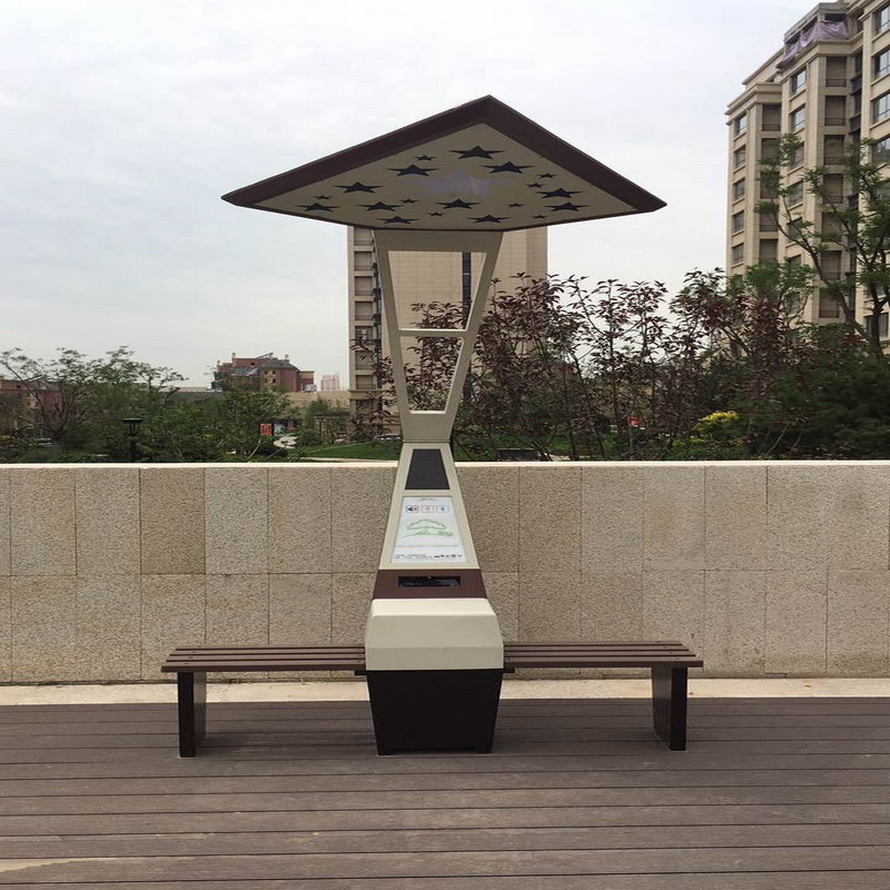 USB Opladen Smart Wifi High Quality Solar Outdoor Furniture for Street