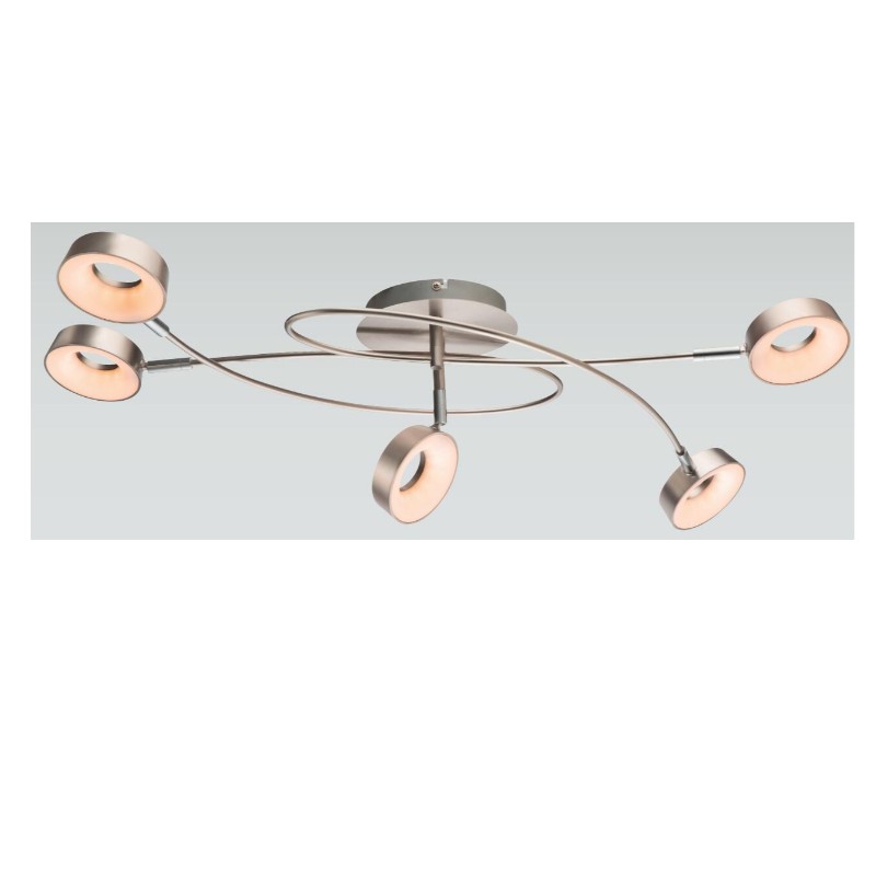 Hoge spanning LED spot light-5, met cirkelplastic schaduw