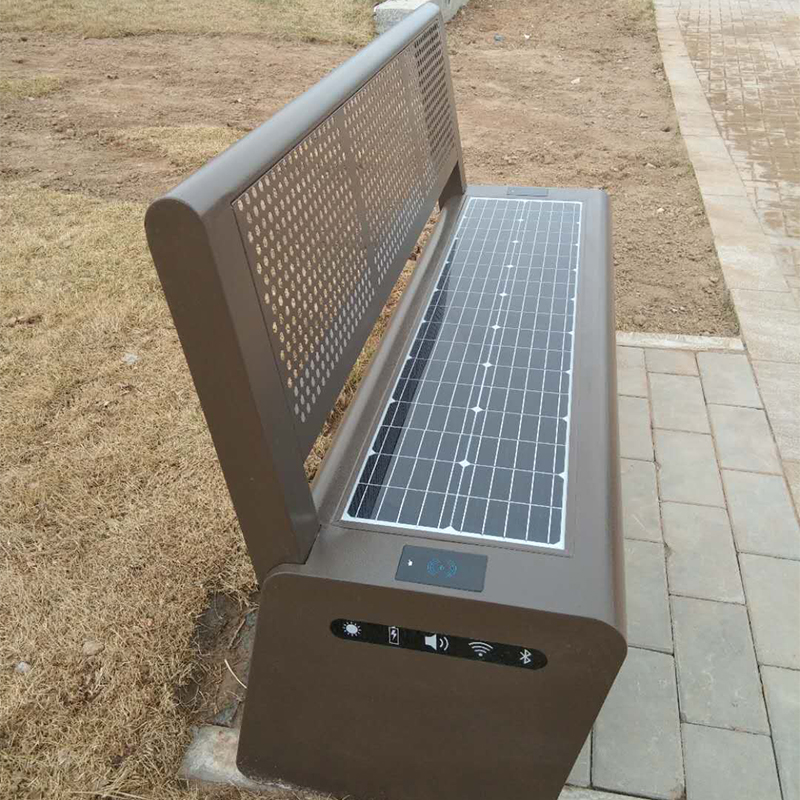 Wireless Charge Factory Promotion Price Urban Seats Smart Solar Bench