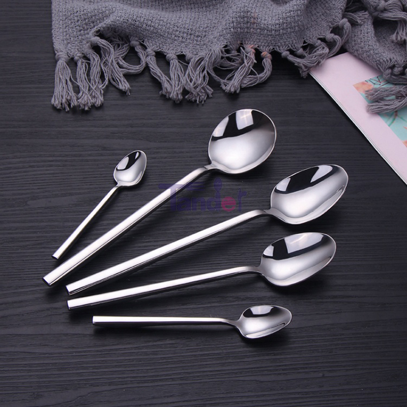 creatief gesmeed roestvrij staal bestek zilverzilver luxe metalen restaurant bestek set