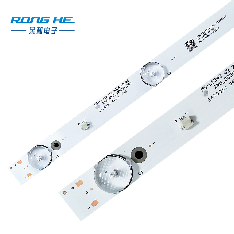 Groothandelen MS-L1343 V2 6 lichten 6V met driehoekige optische-lens led achtergrondstrip