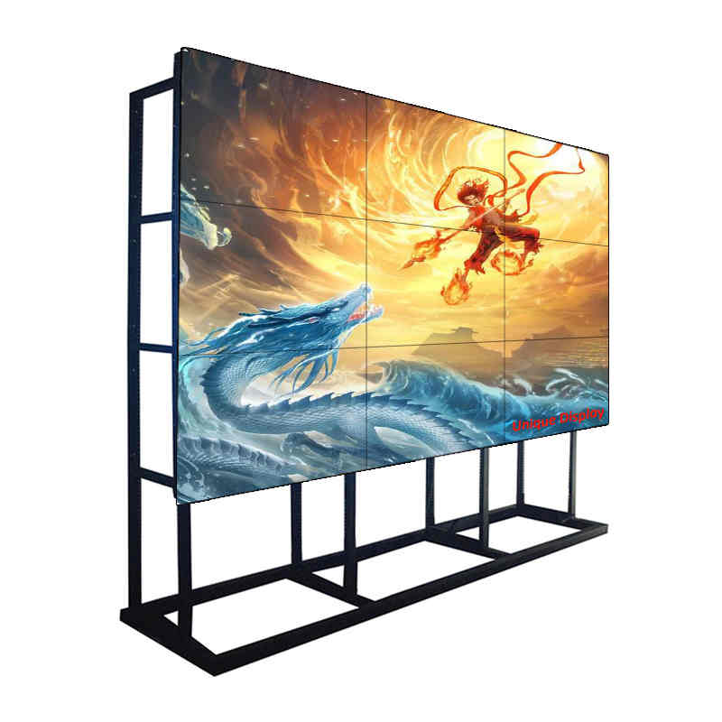 55inch 0.88mm bezel 700 NIT LG LCD Video Walls System Monitor Display for Command Center, Shopping Mall, Chain Store Control Room