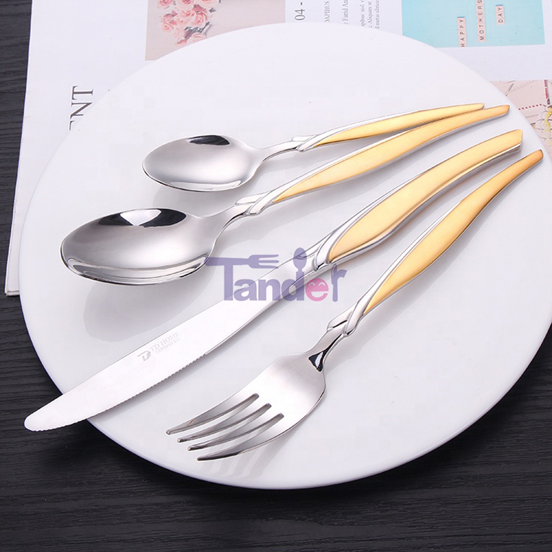 72 84 86 pc's Luxury gold plated dinnerware set