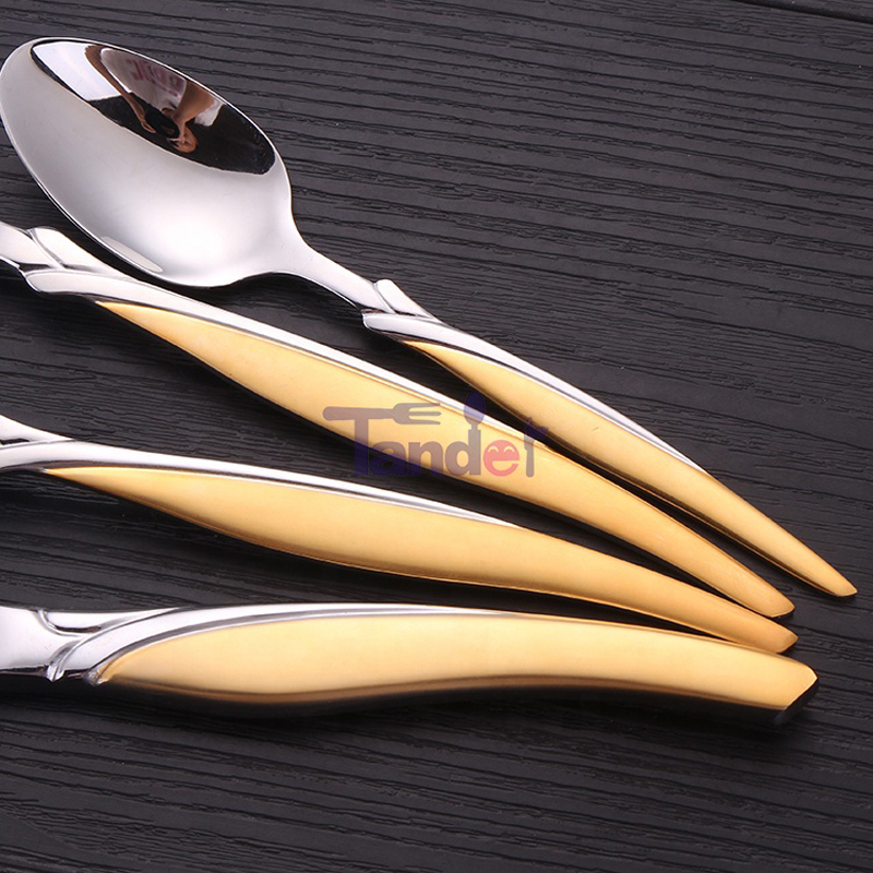 72 84 86 pc's Luxury gold plated dinnerware set