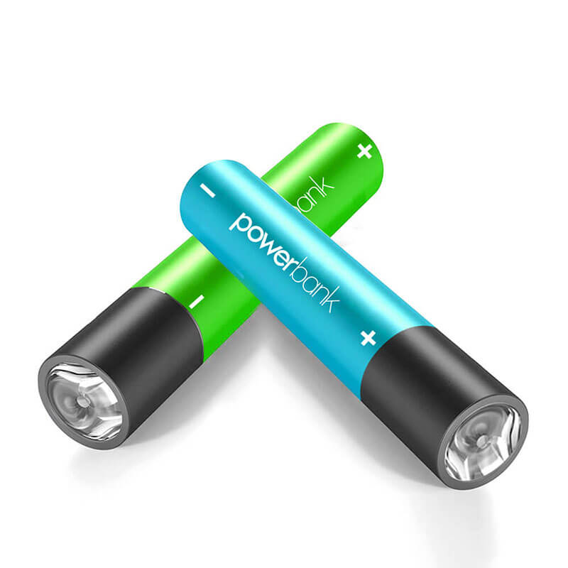 Lipstick-Sized Portable Charger met LED Flashlight