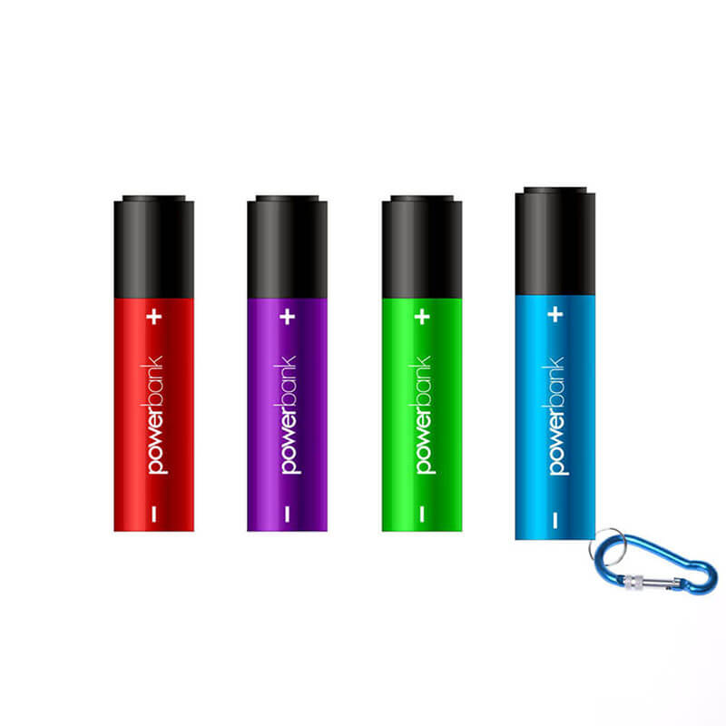 Lipstick-Sized Portable Charger met LED Flashlight