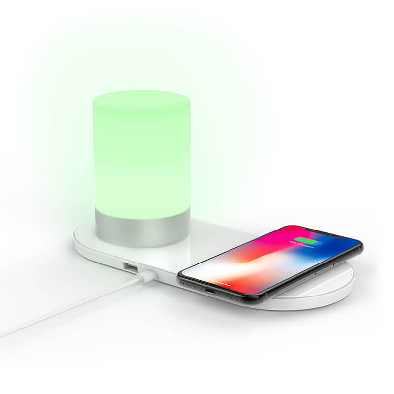 RGB Lamp met Wireless Charting Station (voor iPhone of Android-telefoon)