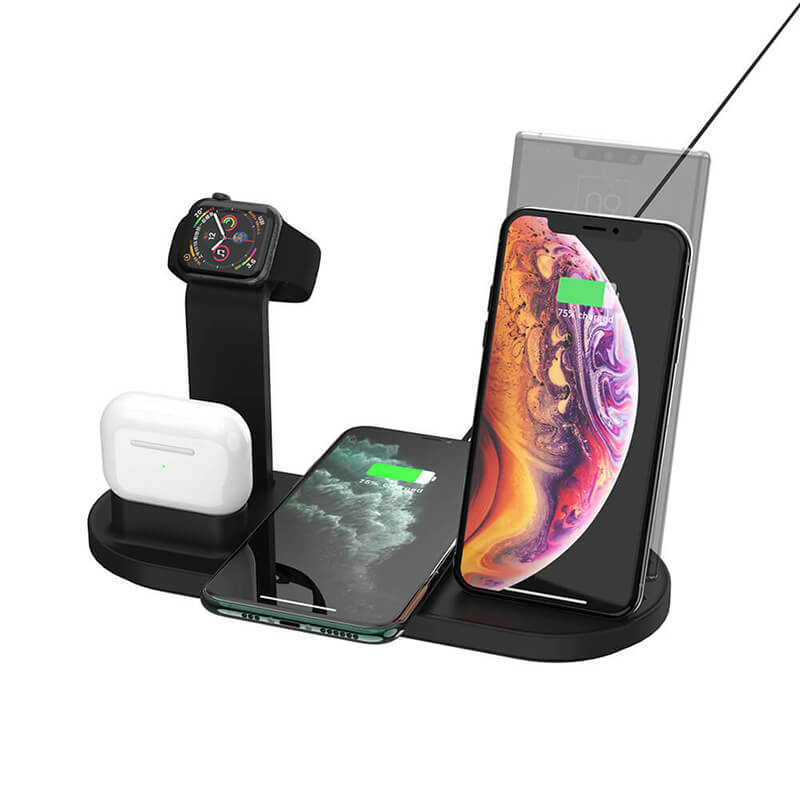 5 In 1 Wireless Charting Station (voor iPhone, Android telefoon, Airpods en Apple Watch)