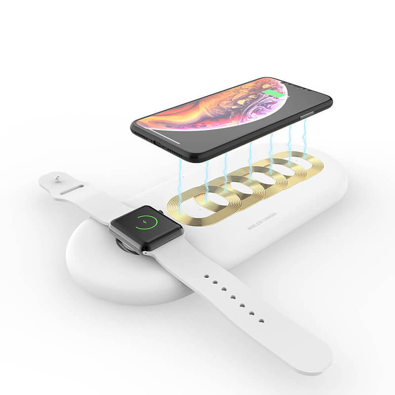 3-in-1 draadloos oplaadstation (voor iPhone, Airpods en Apple Watch)