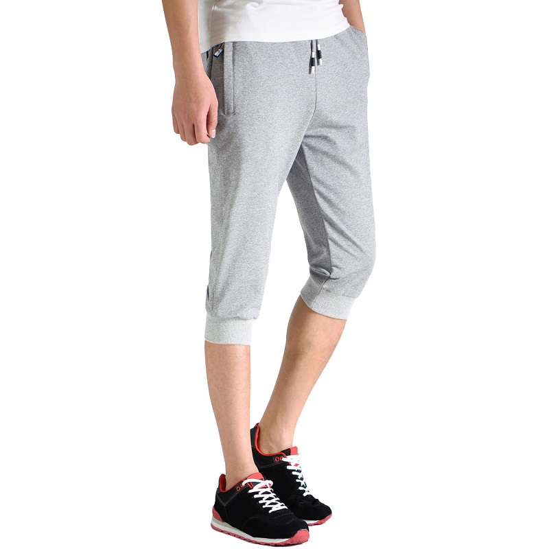 Heren joggers Ademende training Workout Gym broek met ritszakken Running Bottoms