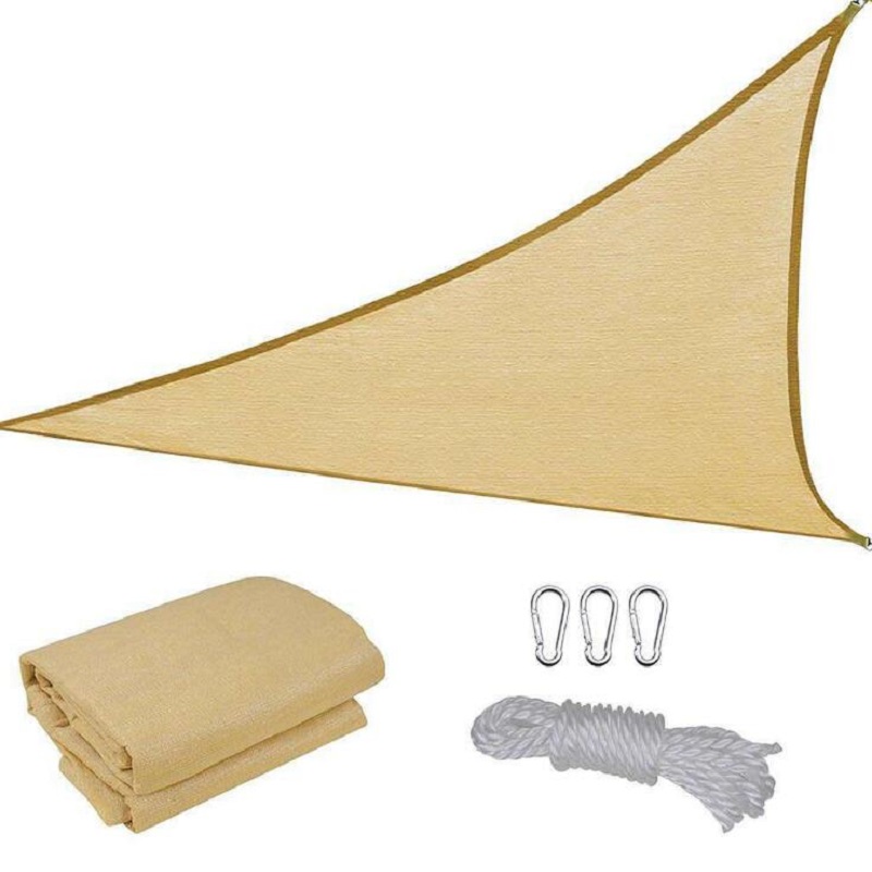 Hoge kwaliteit schaduw net buitentuin tuin tuin Waterproof 3*4m rechthoek zon schaduw